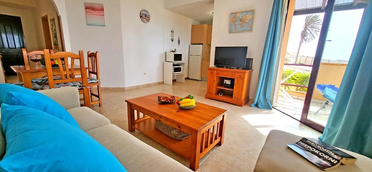 Appartement Holiday Flat Blue Ocean, Beachfront, Sea View, 1 Bedroom, Livingroom, Fast Internet Costa Calma Spanje