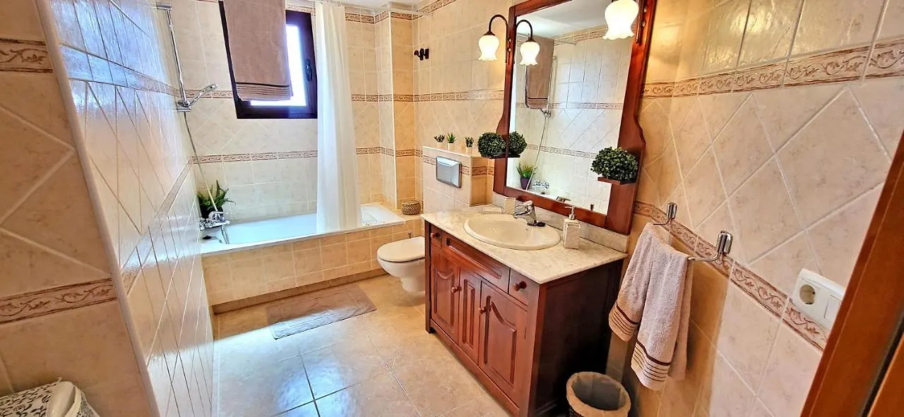 Apartment Holiday Flat Blue Ocean, Beachfront, Sea View, 1 Bedroom, Livingroom, Fast Internet Costa Calma